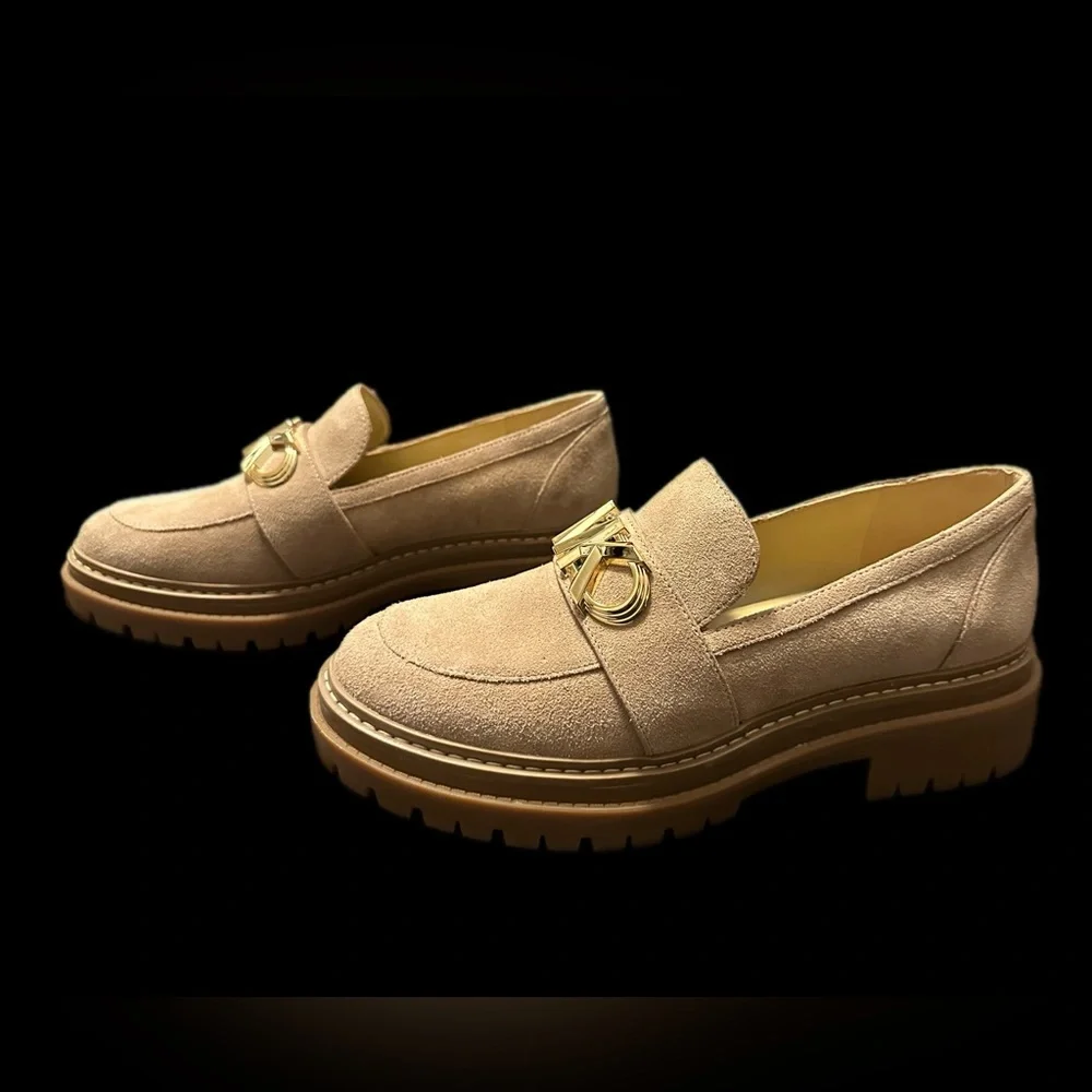 MICHAEL MICHAEL KORS Women's Parker Lug Loafers Size 8.5 - Picture 4 of 9